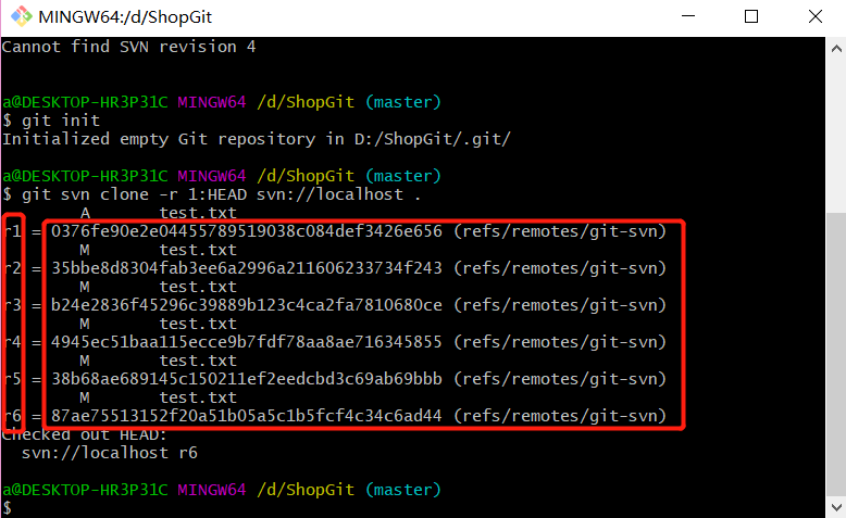 git与svn仓库关联